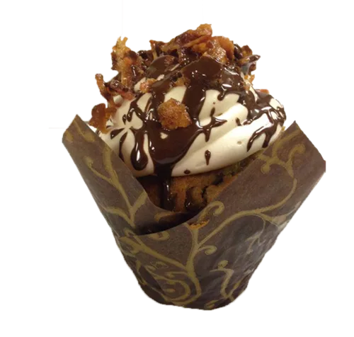 French Toast N Bacon Cupcake