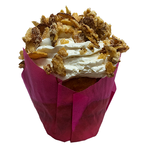 Burnt Almond Gourmet Cupcake - Patti's Pastries Pittsburgh