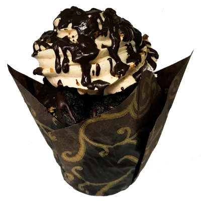 Chocolate Peanut Butter Gourmet Cupcake - Patti's Pastries Pittsburgh