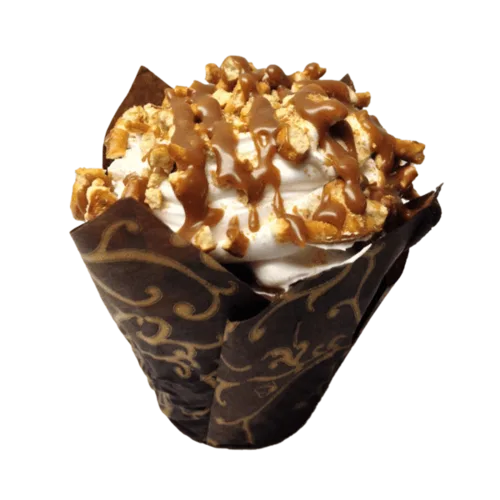 Salted Caramel Pretzel Gourmet Cupcake - Patti's Pastries Pittsburgh