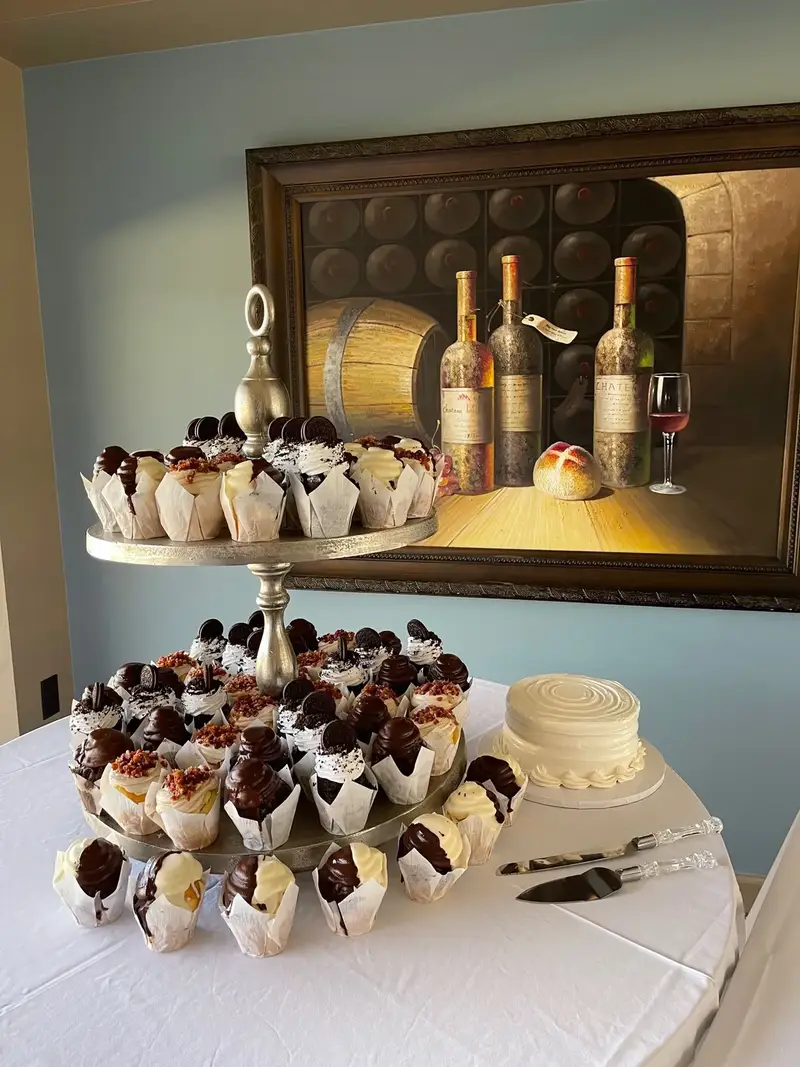Cupcake Wine Display