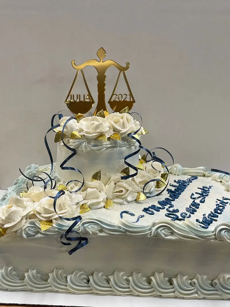 Law Graduation Cake